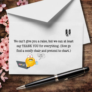 Cartão De Agradecimento Merece um cochilo. E um Raise. Mas na maioria das