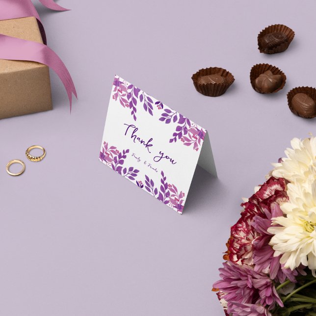 Cartão De Agradecimento Mesa (Criador carregado)