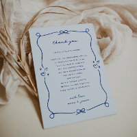 Mesa Azul Whimsical - Obrigado