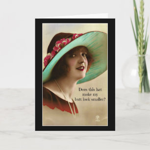 Cartão De Agradecimento Meu Bumbum Parece Menor,