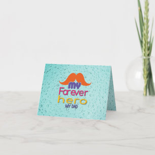 Cartão De Agradecimento Meu Forever Hero Meu Pai