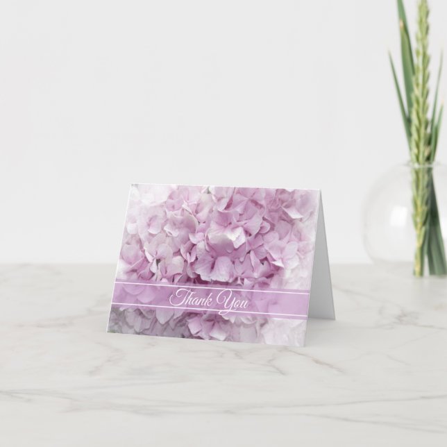 Cartão De Agradecimento Mialgia Rosa Suave Bridesmaid Obrigado (Frente)