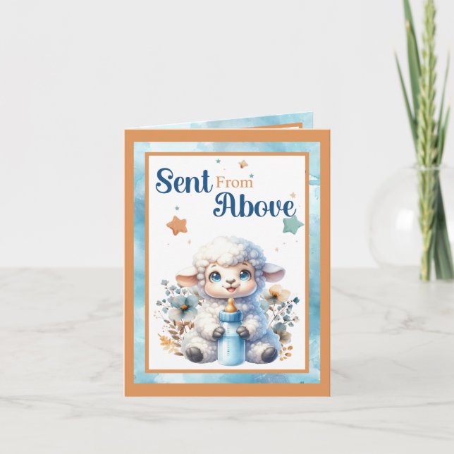 Cartão De Agradecimento Minha Pequena Lambe (Frente)