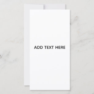 Cartão De Agradecimento Minimalista Branco Elegante para Qualquer Ocasião