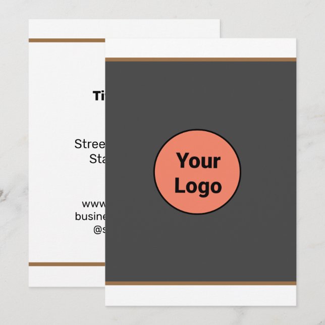 CARTÃO DE AGRADECIMENTO MÍNIMO SIMPLES ADICIONE O TEXTO PERSONALIZADO DO L (Frente/Verso)