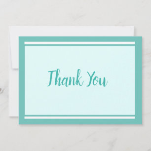 Cartão De Agradecimento Mint Green All Occasion