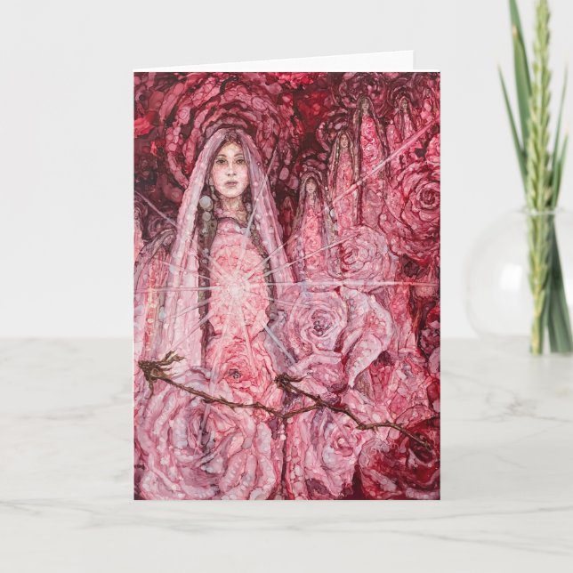 Cartão De Agradecimento Mistério Da Placa Rosa (Frente)