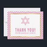Cartão De Agradecimento MODERNO BAT MITZVAH - obrigado de pré-disquete que<br><div class="desc">pelo kat massard >> kat@simplysweetPAPERIE.com << Uma maneira simples e na moda de dizer obrigado para o seu convidado para assistir ao BAR do seu filho MITZVAH Setup como modelo é simples você adicionar seus próprios detalhes ou clicar no botão personalizar e você pode adicionar ou alterar texto, fontes, tamanhos...</div>