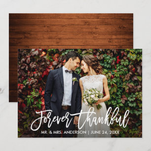 Cartão de Agradecimento Moderno De Escova Com Mad