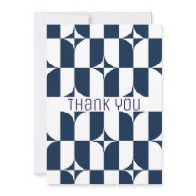 Moderno do século médio azul e branco