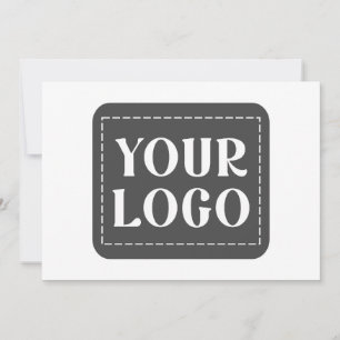 Cartão De Agradecimento Moderno, Esbelto, Sofisticado e Personalizável