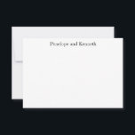 Cartão De Agradecimento Moderno Minimalista Preto Branco Tipografia Clássi<br><div class="desc">Cartão de Agradecimento Moderno Minimalista Preto Branco Tipografia Clássica</div>