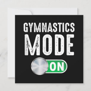 Cartão De Agradecimento Modo De Ginástica No Treinador De Atleta De Gymnas