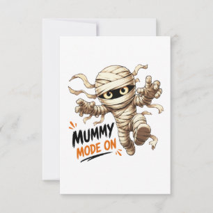 Cartão De Agradecimento Modo de Mamãe Fofa no Halloween