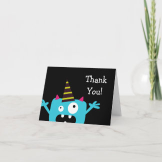 Cartão De Agradecimento Monstrozinho Fofo Obrigado