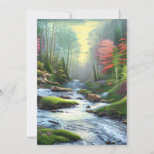 Cartão De Agradecimento Montanha Creek