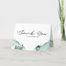 Montanhas da Floresta Verde Elegante Simples