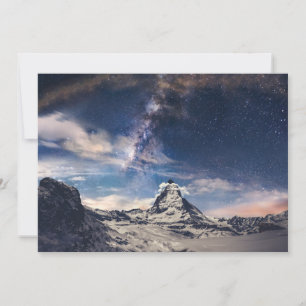 Cartão De Agradecimento Montanhas Suiça de Matterhorn Zermatt