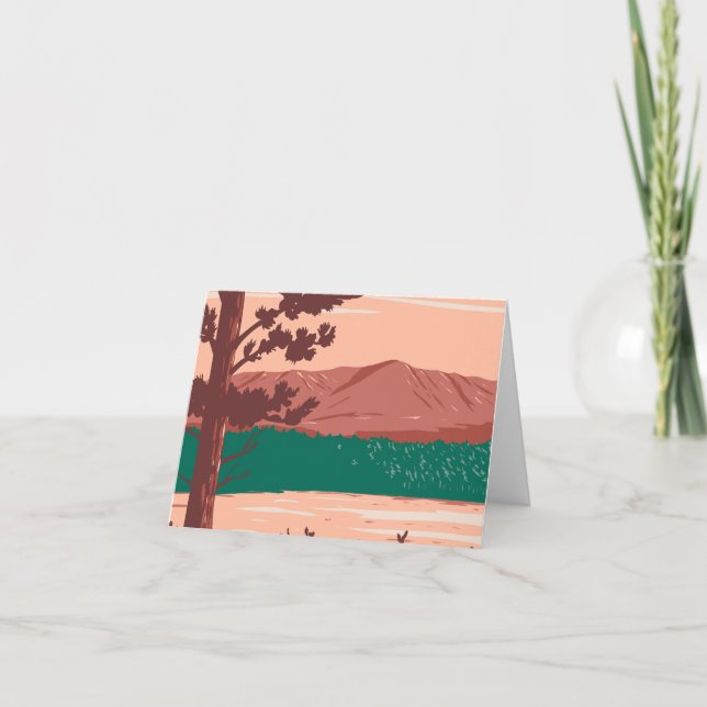 Cartão De Agradecimento Monte Katahdin (Frente)