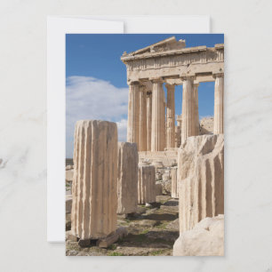 Cartão De Agradecimento Monumentos Grécia de Parténon Acropolis Atenas