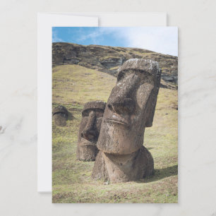 Cartão De Agradecimento Monumentos   Ilha de Páscoa, Chile