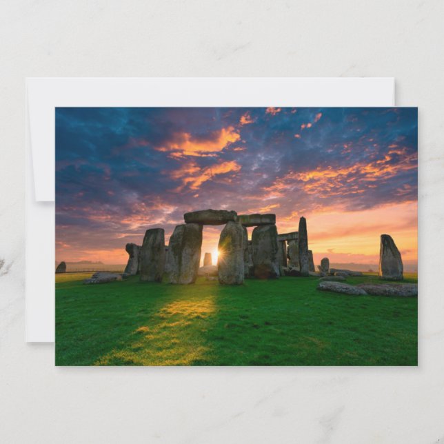 Cartão De Agradecimento Monuments | Stonhenge, England (Frente)