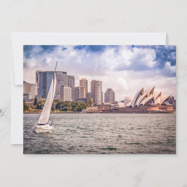 Cartão De Agradecimento Monuments | Sydney Opera House (Frente)