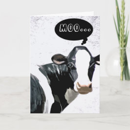 Cartão De Agradecimento Moo-chas Gracias