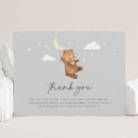 Moon Stars Bear Chá de fraldas