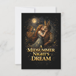 Cartão De Agradecimento Moonlit Enchantment
