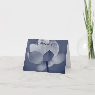 Cartão De Agradecimento Moonlit Flower Thank You Notes