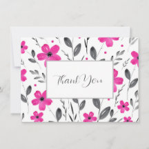 Motivo Floral de Cinco Pétalas em Rosa Quente Cinz
