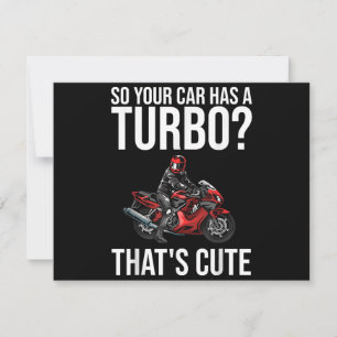 Cartão De Agradecimento Motocicleta engraçada Homens Presentes Mulheres Mo