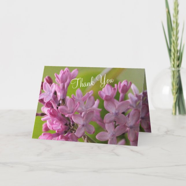 Cartão De Agradecimento Muito Obrigado. Agradecemos Tudo O Que Você Faz. (Frente)