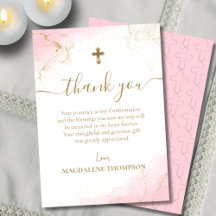 Muito Obrigado, Dourada Confirmação Entre Rapariga