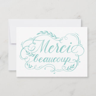 Cartão De Agradecimento Muito Obrigado Lettering Aquarela Obrigado