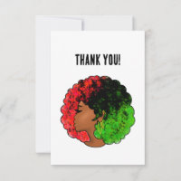 Mulher negra pan-africana, orgulho verde vermelho