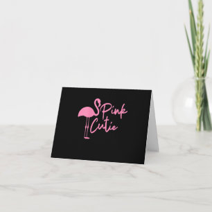 Cartão De Agradecimento Mulheres Bonitas Rosa Flamingo Cuada rosa Flam