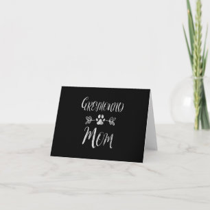 Cartão De Agradecimento Mulheres Greyhound Mãe Camisa Filha Italiana Grey