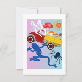 Cartão De Agradecimento Mundo das maravilhas