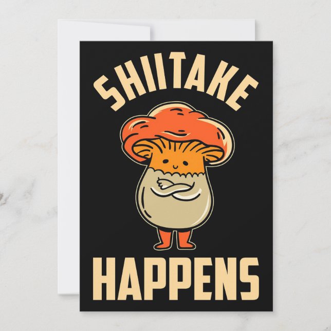 Cartão De Agradecimento Mushroom Hunter Mushroom Fungi (Frente)