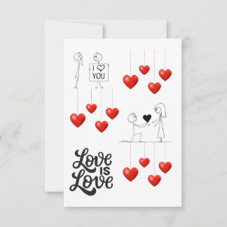 Cartão De Agradecimento my other half love card