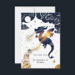 Cartão De Agradecimento Mystical Boho Dragon Birthday<br><div class="desc">Expresse sua gratidão com sinceridade e graça usando nosso Cartões de agradecimentos de aniversário do Boho Dragão Místico. Infundido com o mesmo fascínio místico que definiu sua celebração, este cartão permite que você transmita sua apreciação em estilo. Personalize sua mensagem e deixe seus hóspedes saberem o quanto sua presença e...</div>