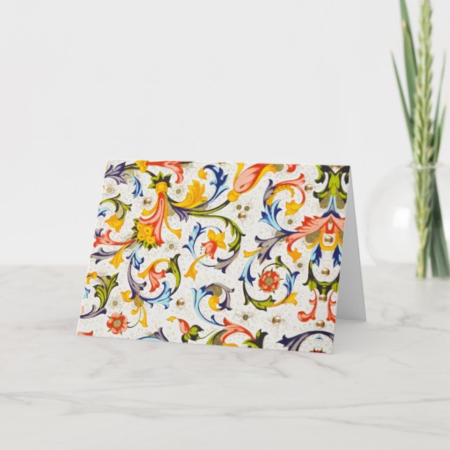 CARTÃO DE AGRADECIMENTO NADAÇOS FLORAIS, FLORES (Frente)