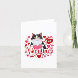 Cartão De Agradecimento Namorados de gatos