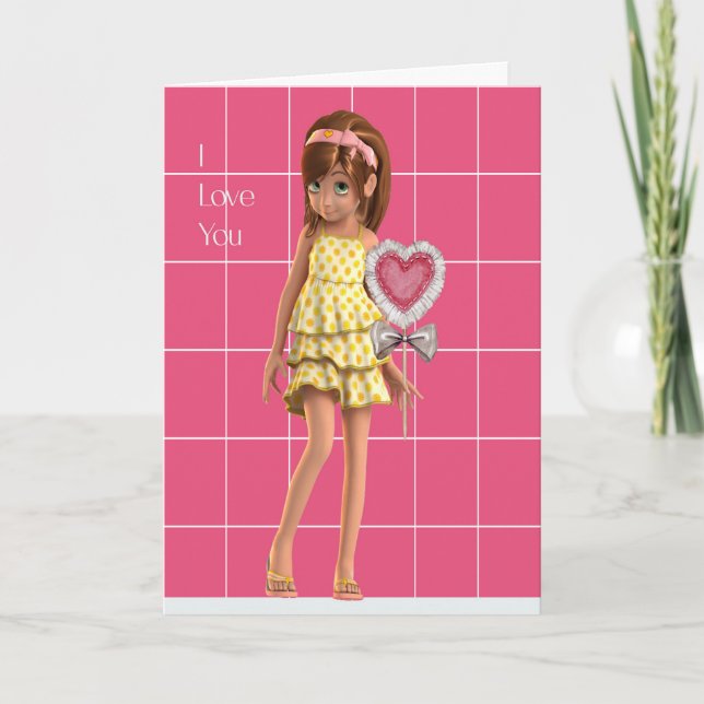 Cartão De Agradecimento Namorados para Pai de Jovem Filha (Frente)