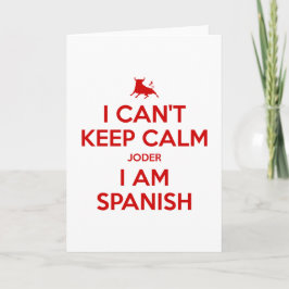 Cartão De Agradecimento Não consigo ficar calmo