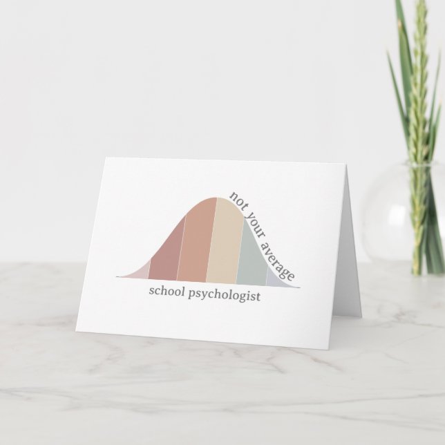 Cartão De Agradecimento Não é o seu psicólogo médio. (Frente)