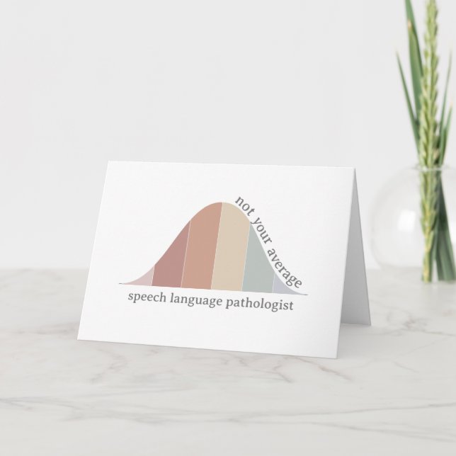 Cartão De Agradecimento Não é seu patologista comum de idioma (Frente)