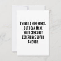 Não sou um super-herói, mas posso fazer o seu chec